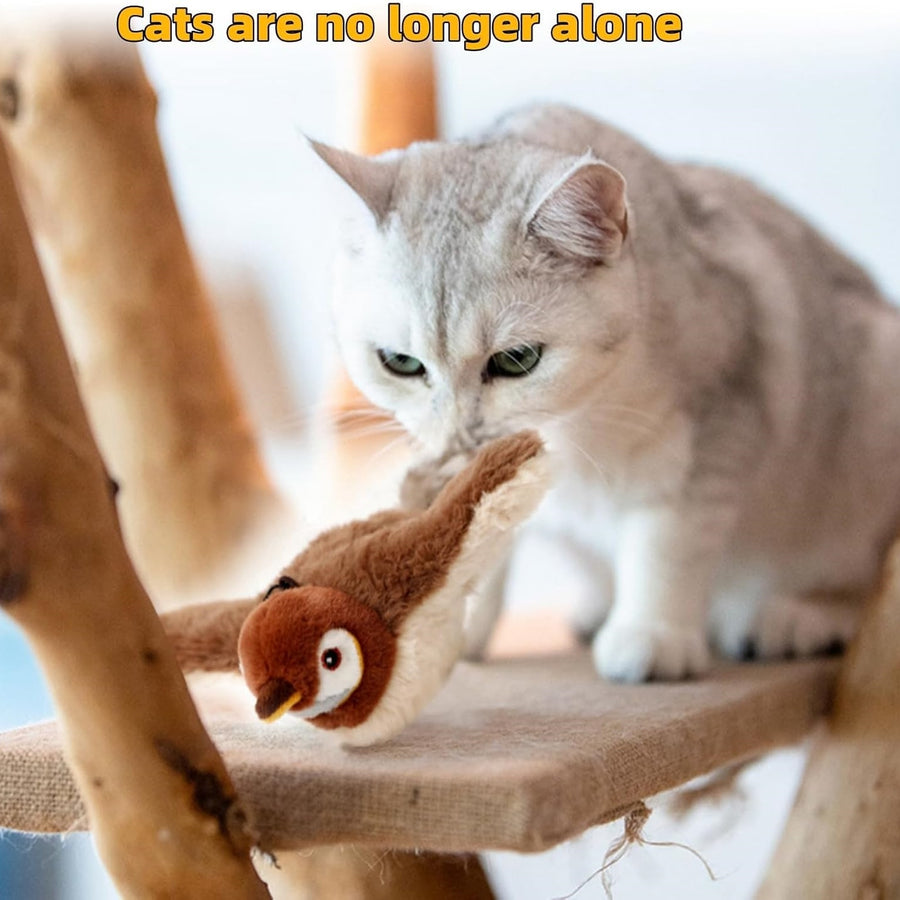 FurWaggy Chirping Bird Toy